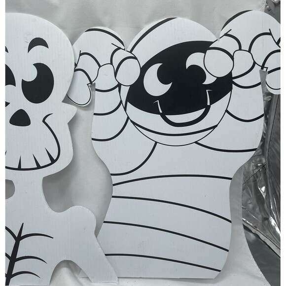 Halloween 3 Ghost Decorations Indoor Halloween Yard Sign Is Suitable For Outdoor - Picture 3 of 13